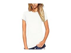 Beluring Women's White Crew Neck (M)