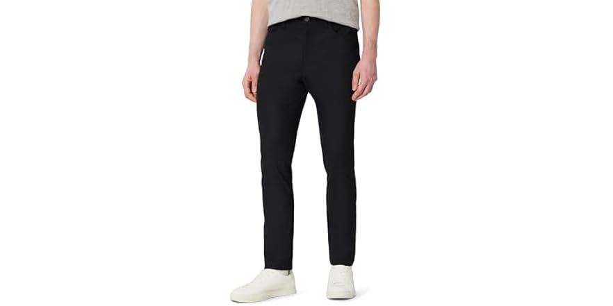 $11.99 | Amazon Essentials Men's Slim Commuter Pants at Woot!