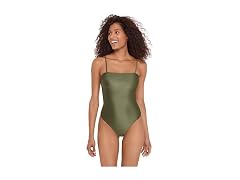 Steve Madden Women's Bandeau One Piece Swimsuit