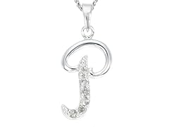 Diamond Alphabet Pendant - P