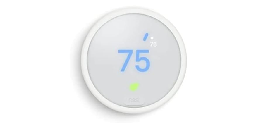 No Base Plate - Google Nest Thermostat E Pro Edition White Model T4001ES A0063 813917020609