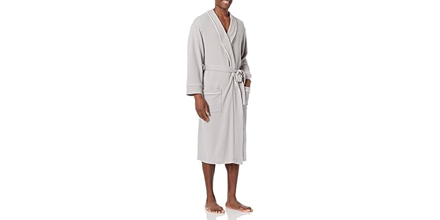 Amazon Essentials Men's Waffle Robe