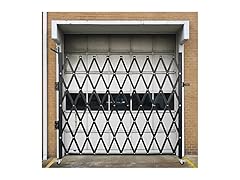 VEVOR Single Folding Security Gate, 7 ft H x 7 ft W