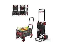 2-in-1 Foldable Hand Truck Dolly 330lbs