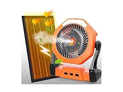 Ausic 10W Solar Fan with Mister