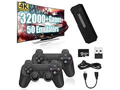 Retro 4K HDMI Game Stick + 2 Controllers