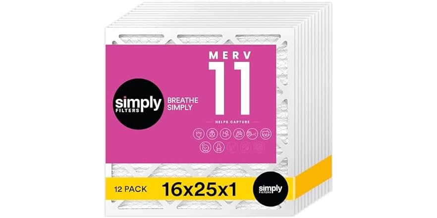 Tiger Tough MERV 10 Air Filter 12x14x1 - Pack Of 12, Pleated HVAC Furnace AC Replacement