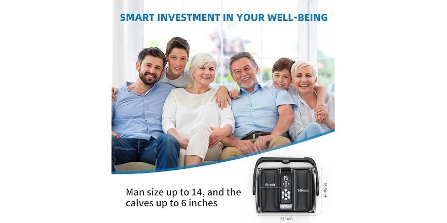 HSA Eligible FSA Shiatsu Foot Massager (Open Box)