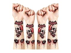 Halloween Tattoos 20 Sheets