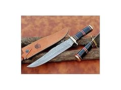 Classic 15-Inch Damascus Bowie Knife