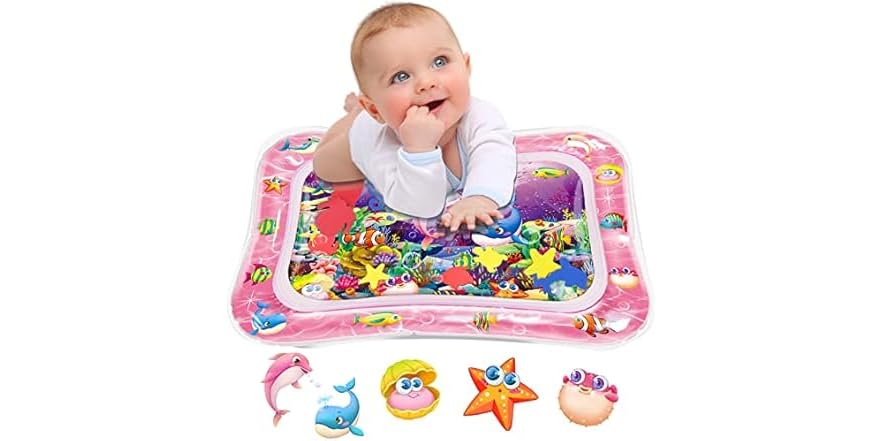 Tummy Time Baby Water Play Mat 2 Pack