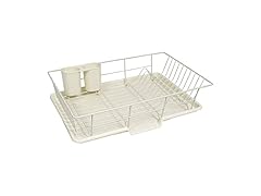 Steel 3-Piece Large Dish Drainer