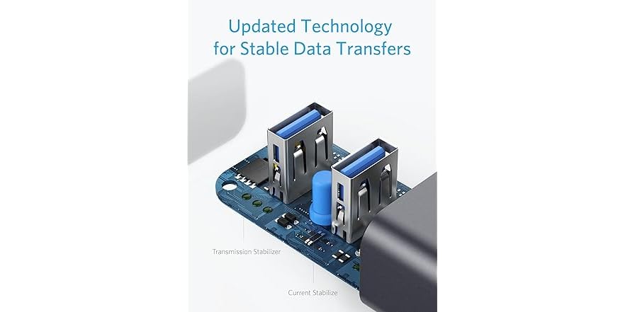 Anker Aluminum USB-C Hub – 4 Fast USB-A 3.0 Ports for Seamless Connectivity - Image 6
