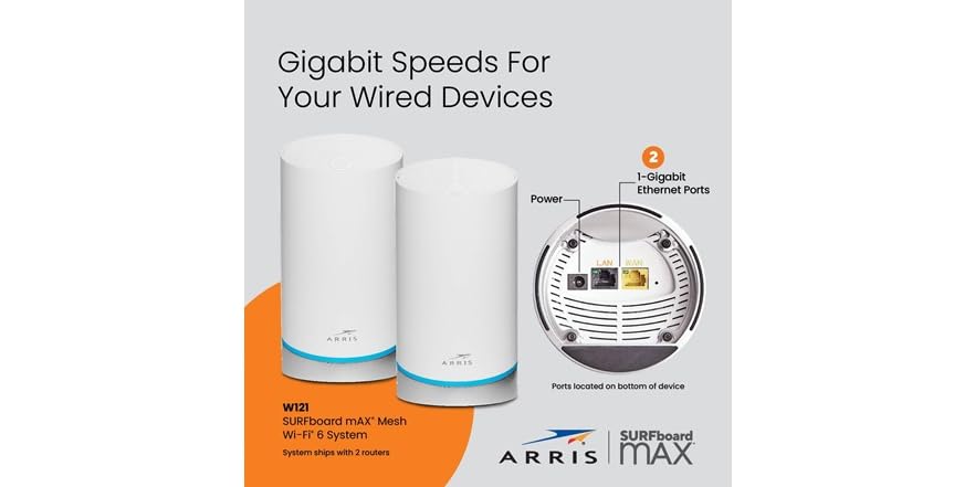 ARRIS SURFboard mAX W121 AX6600 (Open Box)