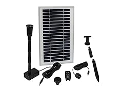 Sunnydaze 105 GPH Solar Pump Kit