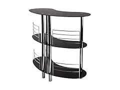 Winsome Martini Wine Storage, Black/Metal