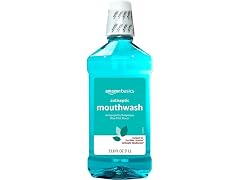 Amazon Basics Blue Mint Mouthwash 1 Liter