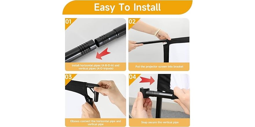 SCREENMAX Projector Screen with Stand