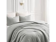 Kathy Ireland 3 Piece Waffle Comforter Set