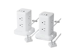 TAGZILO 2-Pack Power Strip 8-Outlet 6ft