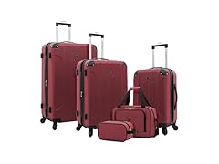 Travelers Club Chicago Hardside Expandable Luggage,  5PC Set