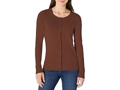Amazon Essentials Lightweight Sweater, Brown (XS)