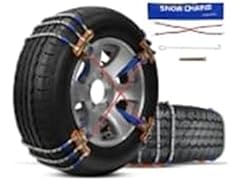 Zone Tech SN0036 Snow Tire Chains Black