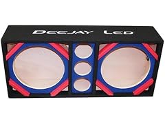 DEEJAY LED D12T3BLUE 12-inch Dual Empty
