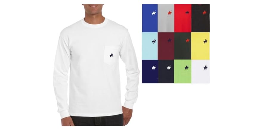 Chest Logo Cotton Longsleeve Shirt