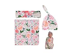 Reborn Baby Dolls Clothes Floral Swaddle