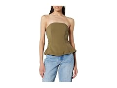 The Drop Alejandra Strapless Corset Top