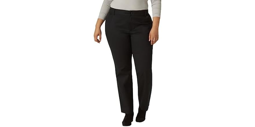 Lee Pantaloni Da Donna Plus Size Wrinkle Free Relaxed Fit