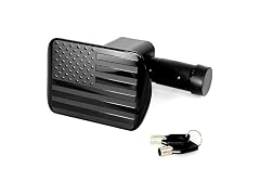 eVerHITCH Black American Flag Metal Receivers