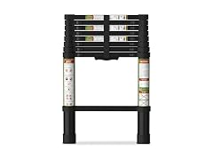 SPIEEK W0893 Telescoping Ladder 8.5FT Black (Open Box)