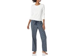 Amazon Essentials Women (S) Pant Navy Dot Print