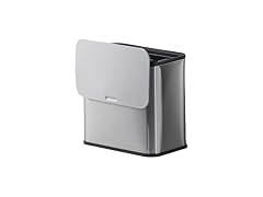 1.3 Gallon Stainless Steel Hanging Trash Can with Lid