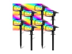 BesLowe Official 8-Pack Solar Spot Light