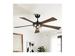 Parrot Uncle F6041 52 Inch Ceiling Fan with Light