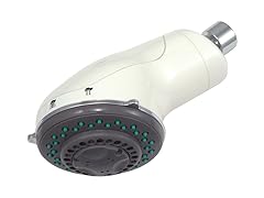 Adjustable Shower Head, White