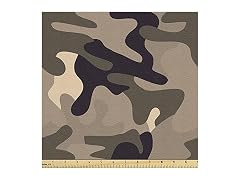 Ambesonne Camo Fabric by The Yard