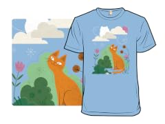 Cat Looking at Clouds