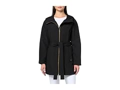 Tommy Hilfiger Women (XL) Belted Hooded Raincoat