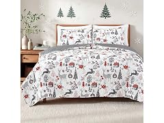 Dan River Christmas Print Quilt Sets