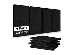 BUBOS 4-Pack Fabric Acoustic Panels