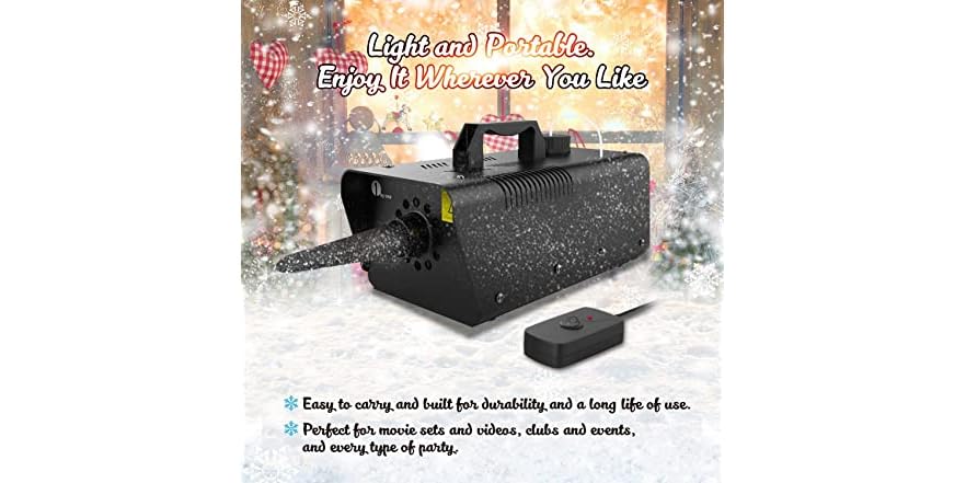 1byone 650W Snow Machine