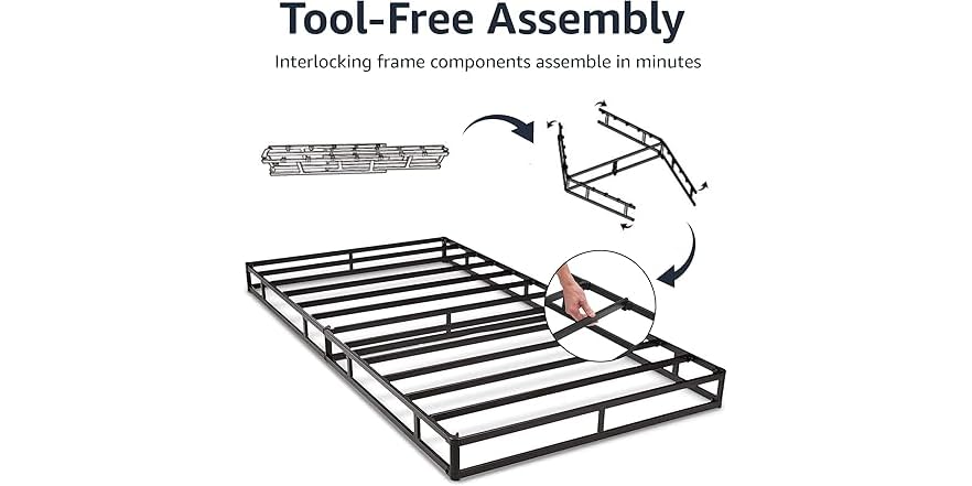 Amazon Basics Smart Box Spring Bed Base