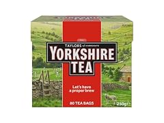 1PK Yorkshire Tea, Gold, Pillow Tea Bags, 80ct
