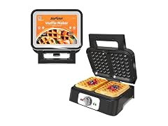 SUNVIVIPRO 2 Slices Belgian Waffle Maker,