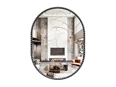 JIINGYO JIINGYO Oval Mirror for Wall,
