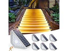 Kondras Warm White Motion Sensor Step Lights